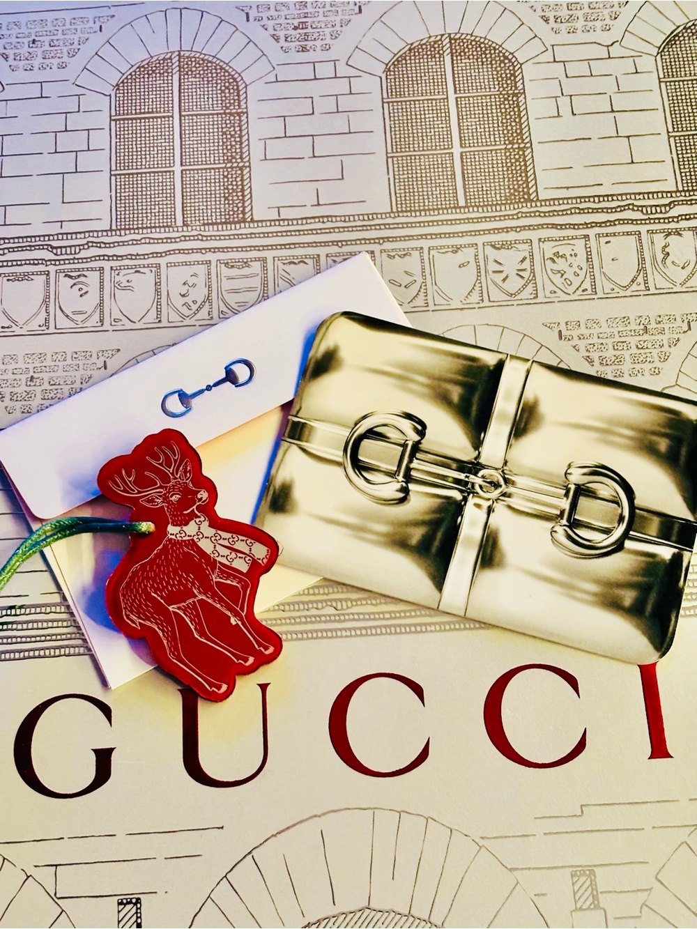 Gucci Authentic Ornament Brand New Includes Gucci Card & Envelope